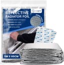 Thumbnail principal de CUQOO Radiator Foil Reflector Roll 5 m × 60 cm 🏠