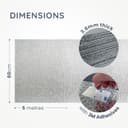 Thumbnail 2 de CUQOO Radiator Foil Reflector Roll 5 m × 60 cm 🏠