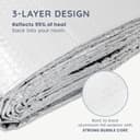 Thumbnail 4 de CUQOO Radiator Foil Reflector Roll 5 m × 60 cm 🏠
