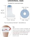 Thumbnail 3 de CureSquad Waterproof Leg Cast Cover for Shower 🛡️