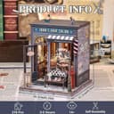 Thumbnail 2 de Cutefun Book Nook DIY Miniature House Kit 📚