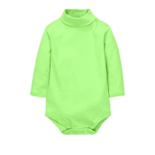 CuteOn Solid Colour Turtleneck Baby Bodysuit 👶