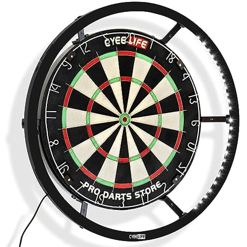 CyeeLife 360° Dartboard Light 6‑panel 🎯