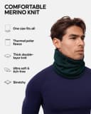 Thumbnail 5 de DANISH ENDURANCE Fleece Snood merino neck warmer ⛄
