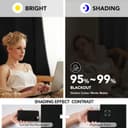 Thumbnail 4 de Deconovo Black Curtains 52 x 84 inch blackout curtains 🪟