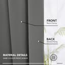 Thumbnail 4 de Deconovo Super Soft Pencil Pleat Curtains 66×63 Inch 🏠