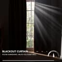 Thumbnail 6 de Deconovo Super Soft Pencil Pleat Curtains 66×63 Inch 🏠