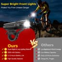 Thumbnail 2 de Defurhome Super Bright Bike Light Set 2000mAh 🚲