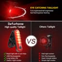 Thumbnail 3 de Defurhome Super Bright Bike Light Set 2000mAh 🚲