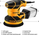Thumbnail 1 de DEKOPRO Random Orbit Sander 300W — 5-inch sander 🛠️