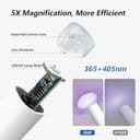 Thumbnail 3 de Denabuty Mini UV LED Nail Lamp 2‑timer ⌚