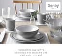 Thumbnail 3 de Denby Elements Light Grey Pasta Bowls 1050ml 🍽️
