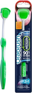 Thumbnail principal de DenTek 2-in-1 Orabrush Tongue Cleaner 1 Count 🪥