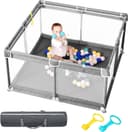 Thumbnail principal de derimkcoa Baby Playpen 130x130x66cm playpen for toddlers 🧸