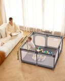 Thumbnail 2 de derimkcoa Baby Playpen 130x130x66cm playpen for toddlers 🧸