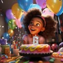 Thumbnail 3 de DERVENTA Large Birthday Candle 3D Silver 3.7in 🤍🎉