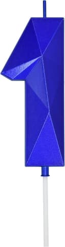 Thumbnail 6 de DERVENTA Large Birthday Candle 3D Silver 3.7in 🤍🎉