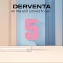 Thumbnail 1 de DERVENTA Number 3 Macaron Pink 3.7 inch candle 🎂