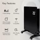 Thumbnail 1 de Devola DVPW2000B 2000W smart glass panel heater 🔥