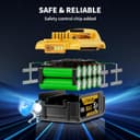 Thumbnail 5 de Dewalt 18V 5500mAh Replacement Battery 2-Pack 🔋