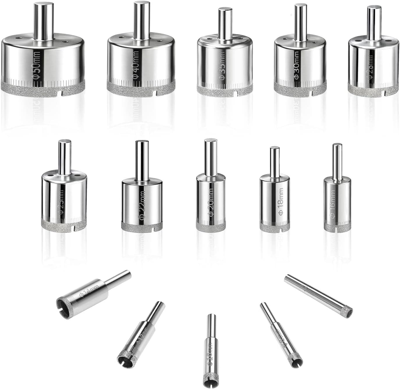 Diamond Drill Bit Set 15-Piece tile hole saw kit 🛠️