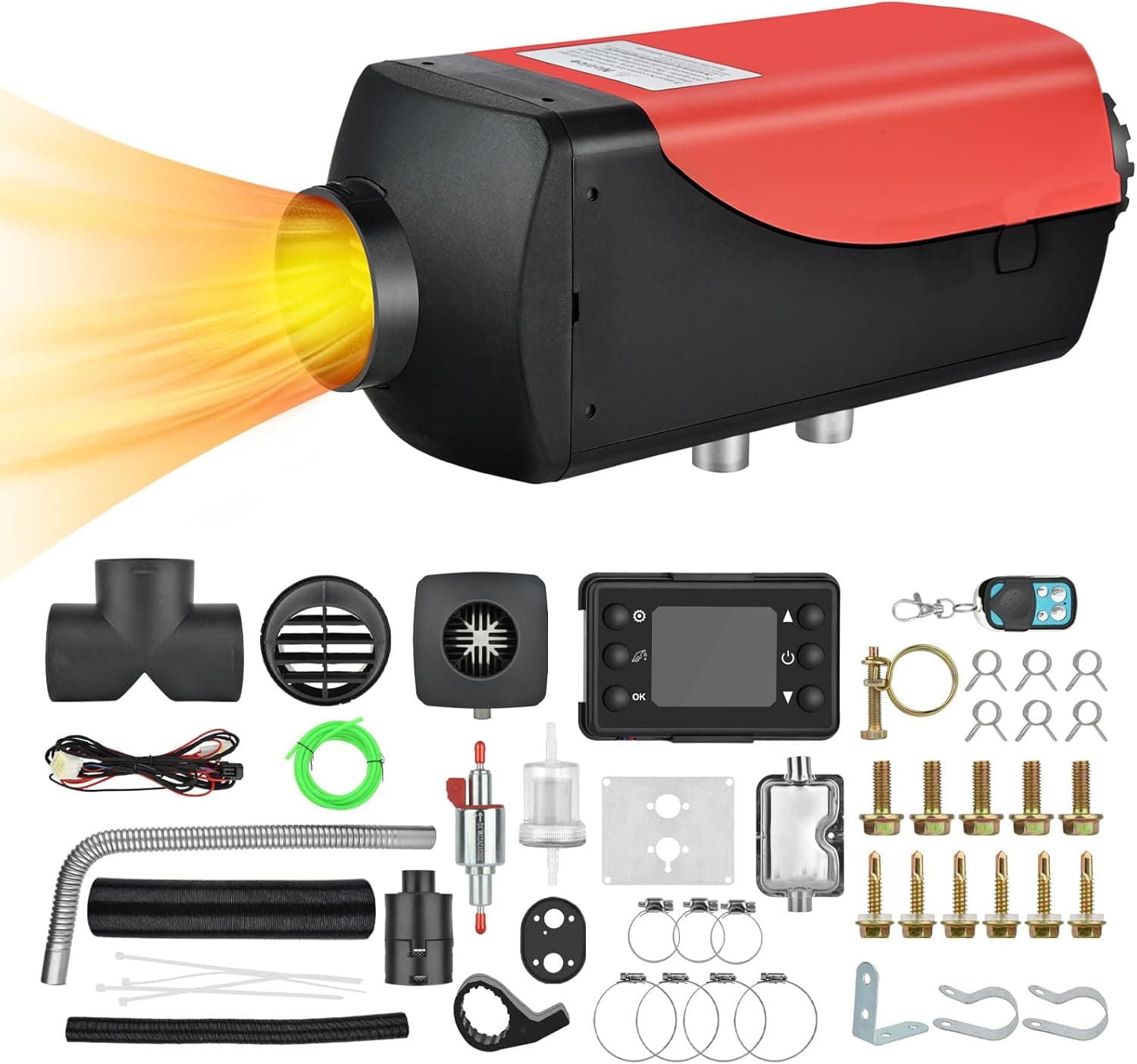 Diesel Air Heater 5 kW 12V with Remote control 🚐