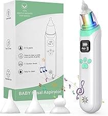 DIHOOM Nasal Aspirator with 3 Silicone Tips 🎧