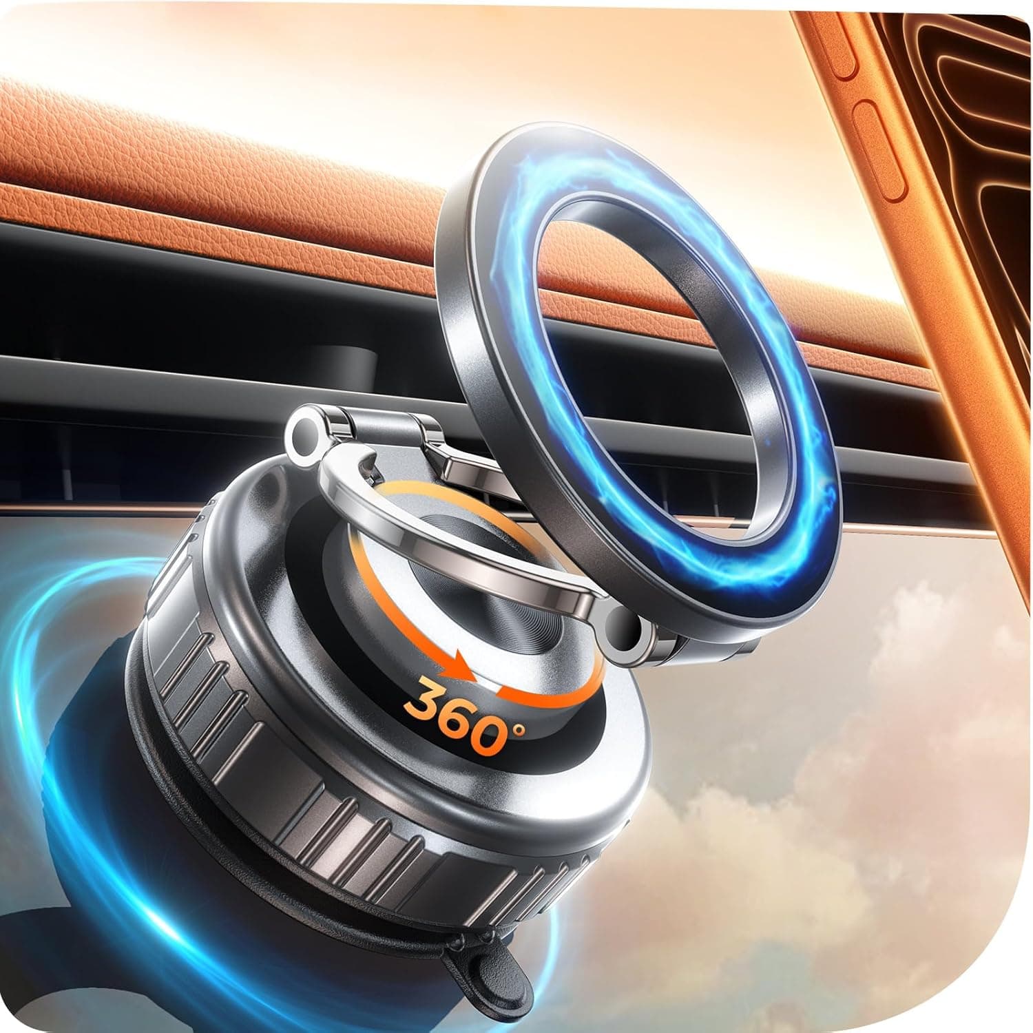 DIMONCOAT Vacuum Magnetic Car Mount 2800gf 📱