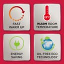 Thumbnail 2 de Dimplex 1.5kW Radiator ECR15, Oil Free Eco Column Heater, Freestanding Electric Heating Unit, Quiet Plug In Lightweight Portable Compact Electric Home Heater with Thermostat – White
Dimplex 1.5kW Radiator ECR15, Oil Free Eco Colum…