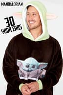 Thumbnail 5 de Disney The Mandalorian Baby Yoda Oversized Fleece Hoodie 🎽