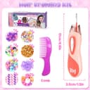 Thumbnail 6 de DIY Hair Princess Decoration Braiding Kit with Gems, Age 5-12 🎀