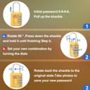 Thumbnail 5 de Diyife Updated 4-Digit TSA Luggage Locks 4-pack 🔒