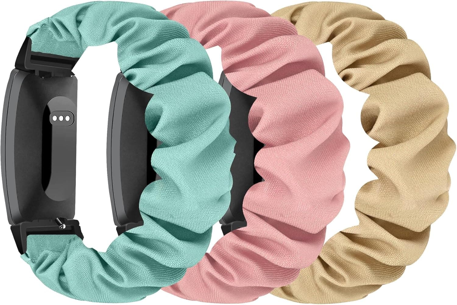 DKGKOO Scrunchie Strap for Fitbit Inspire 3 pack 🎧