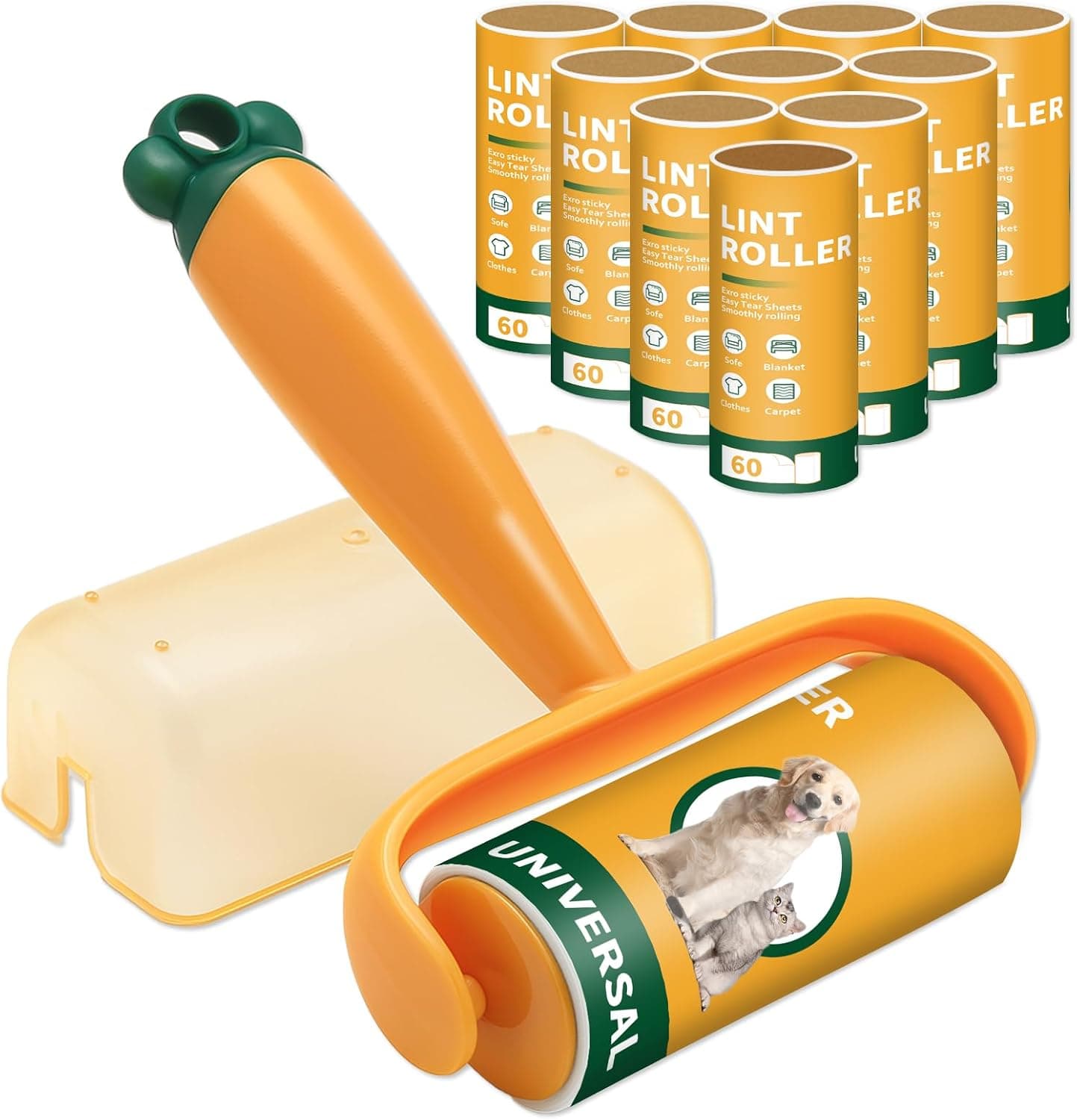 DMSELL Lint Roller 660 sheets — Sticky roller for travel 🧹