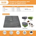 Thumbnail 6 de 2 pack Dog Pee Pad Washable 80×92cm Pet Mat 🐶