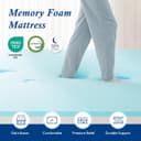 Thumbnail 3 de DOPEDIO Memory Foam Topper 150x200cm mattress 🛏️