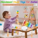 Thumbnail 1 de DQMOON Wooden Montessori Music Toy Set for 1‑3 yrs 🎵