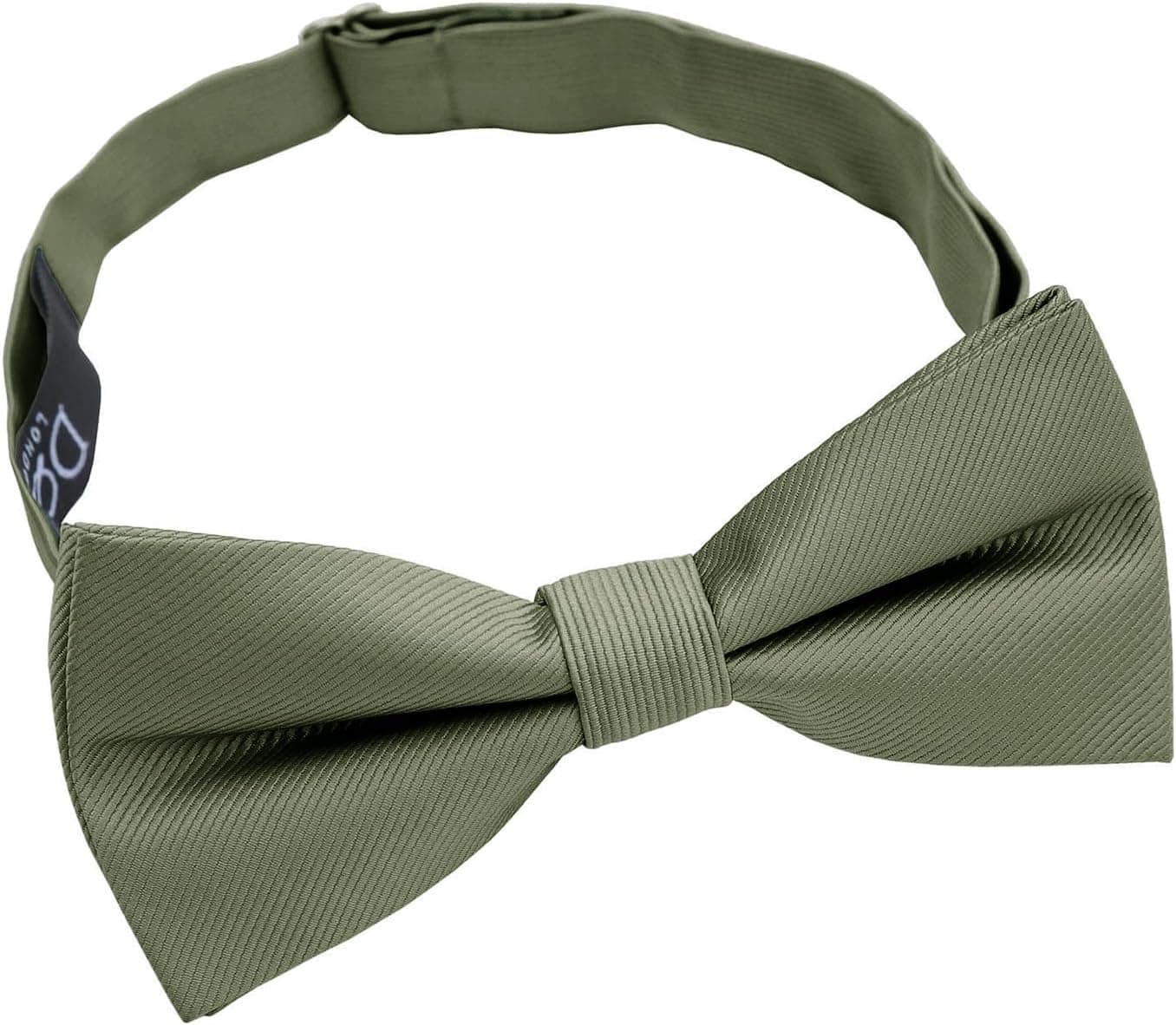 DQT Plain Twill Wedding Thistle Pre-Tied Bow Tie 🎀