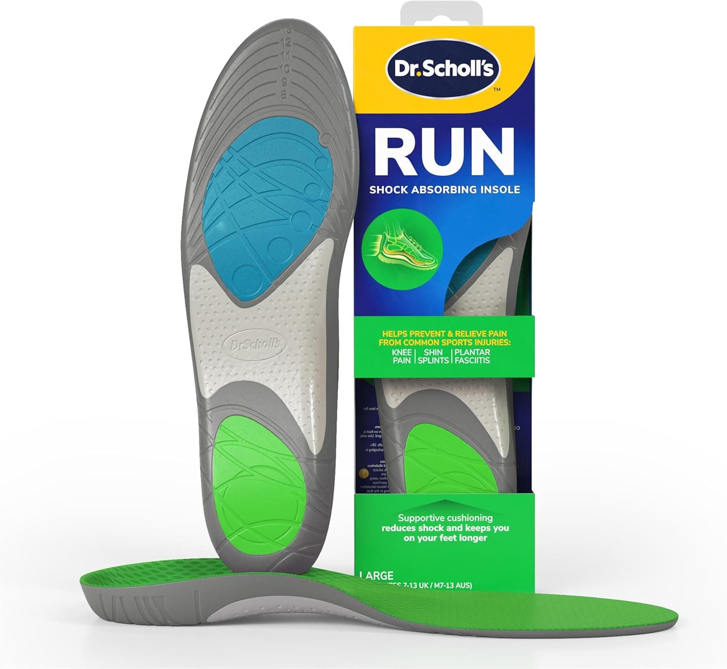 Dr. Scholl's Run Shock Absorbing Insoles for Runners 👟