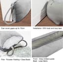 Thumbnail 2 de Draft Excluder For Doors Cushion 93cm 🪟