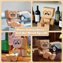 Thumbnail 2 de Dreaku Shaking Wooden Man Figurine with 12 faces 🚗