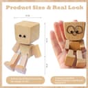 Thumbnail 4 de Dreaku Shaking Wooden Man Figurine with 12 faces 🚗
