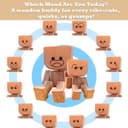 Thumbnail 6 de Dreaku Shaking Wooden Man Figurine with 12 faces 🚗