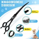 Thumbnail 3 de Dream Reach 7" Dog Grooming Scissors Kit — 6-piece set ✂️