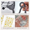 Thumbnail 1 de DreamyRetreat Teddy Hammock Net 2-pack 🧸