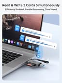 Thumbnail 3 de DSRKE SD Card Reader USB‑C & USB 3.0 for SD/TF cards 📷