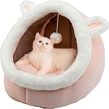Dtopsun Cat Bed Rabbit-Shaped with Hanging Toy 🐱