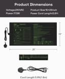 Thumbnail 3 de Durable Seedling Heat Mat 10"×20" for Seedlings 🌱