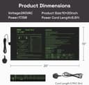 Thumbnail 1 de Durable Seedling Heat Mat 10" x 20" 🌱
