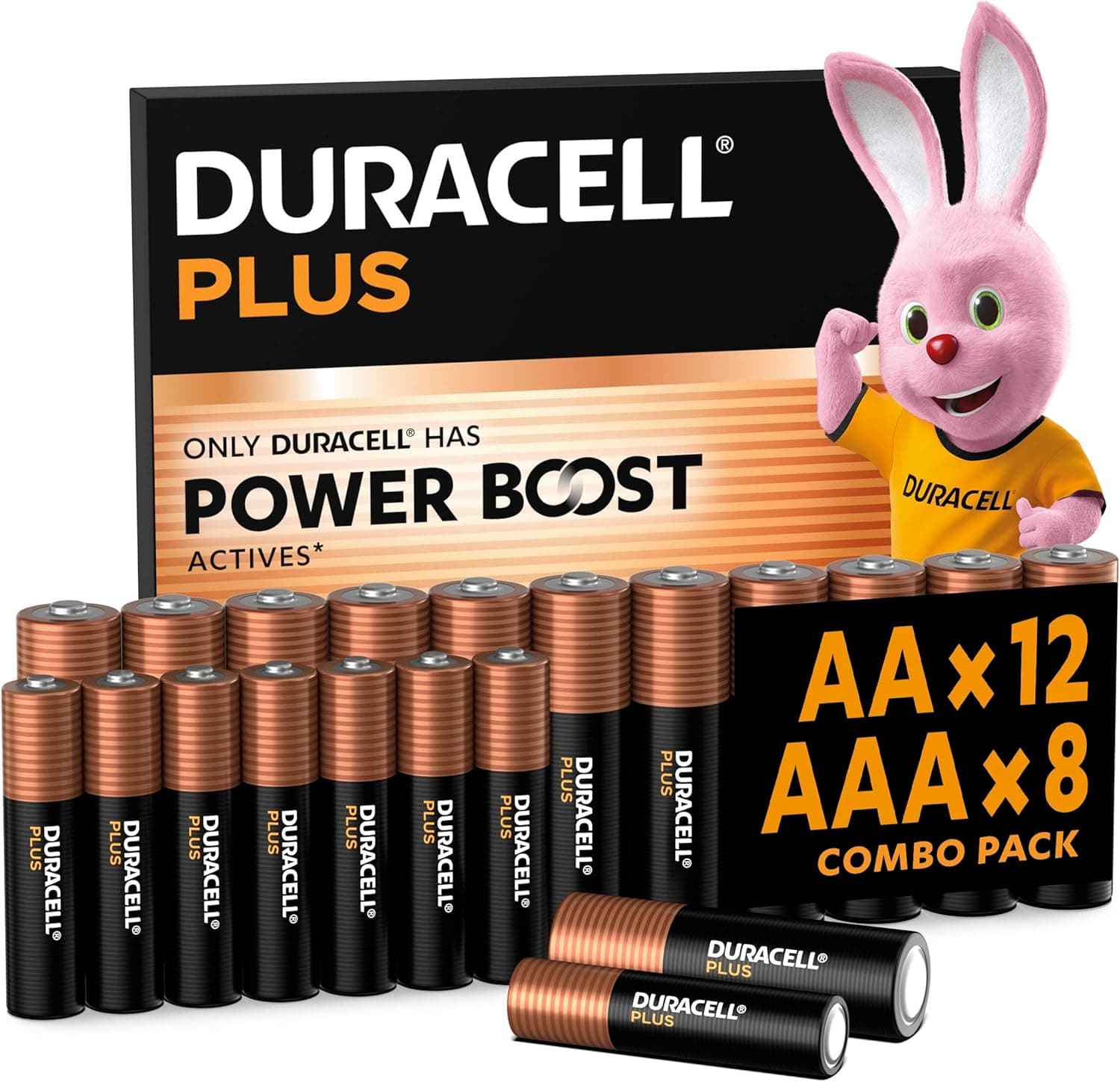 Duracell Plus AA and AAA combo 12xAA 8xAAA 🔋